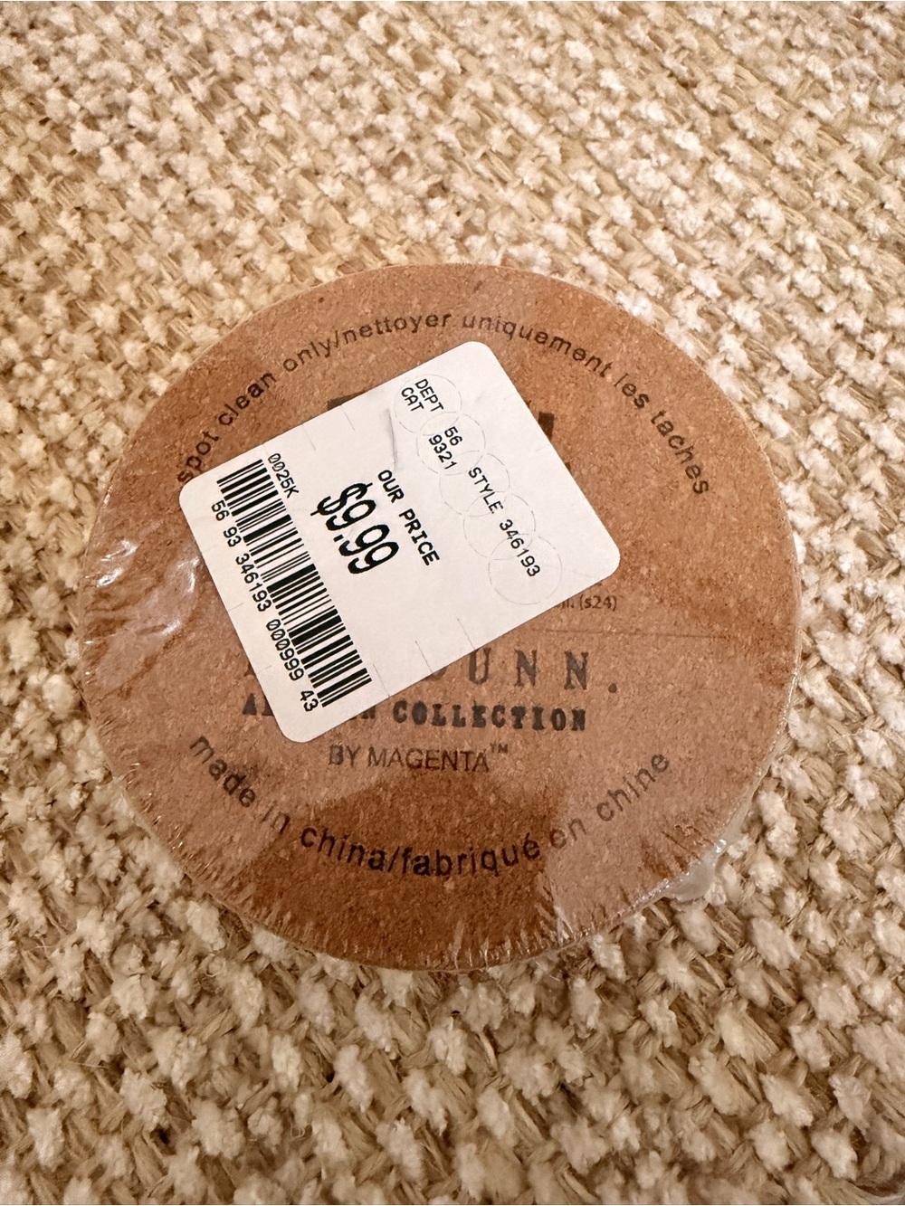 Rae Dunn Artisan Collection Cork Lid with Red Ribbon - Picture 3 of 3